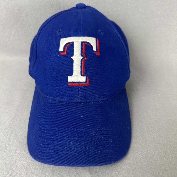 BD & A Other - Texas Rangers Hat Cap Blue Strapback Adjustable Embroidered Baseball